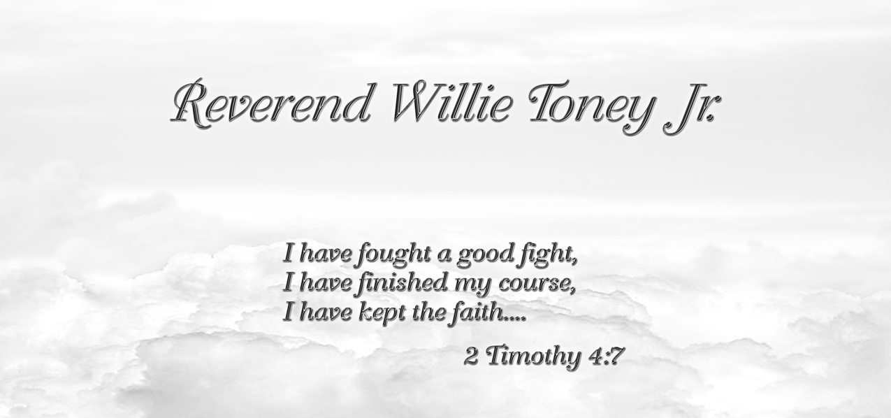 White Clouds (Reverend Willie Toney Jr) PROOF